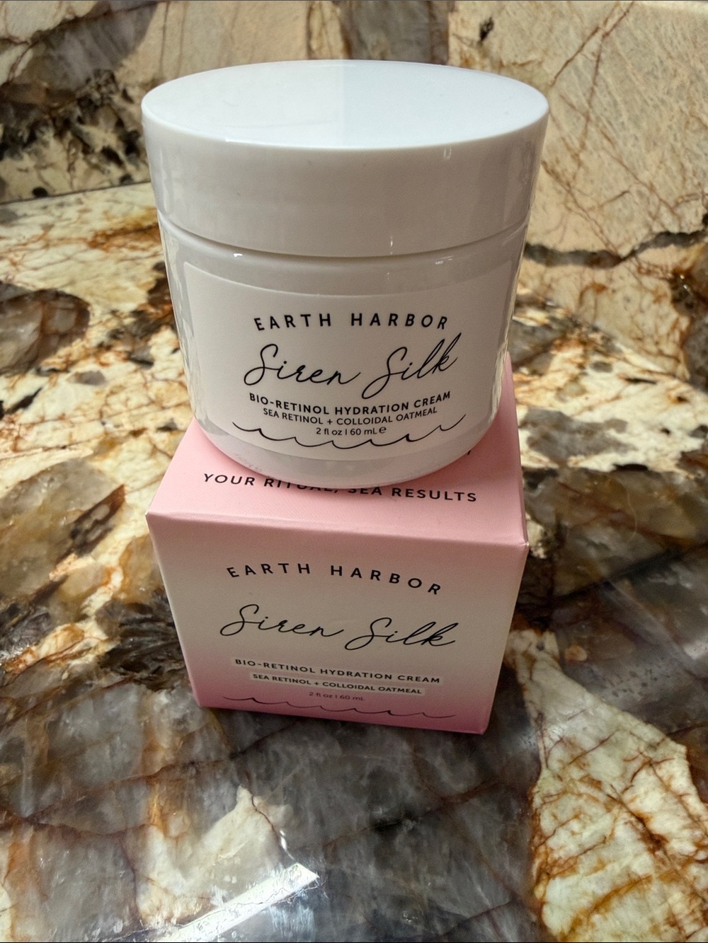Earth Harbor Siren Silk Bio-Retinol Hydration Cream New